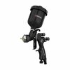 Intertool HVLP Black M-Diamond Air Spray Gun, Touch Up, 0.8 mm Air Cup, 250cc Cup PT08-0170